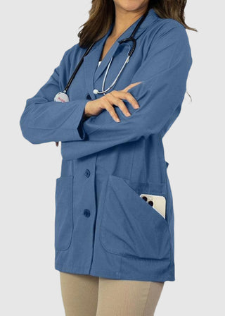 Panda Uniform Made in USA Women's 29 Inch Short Lab Coat