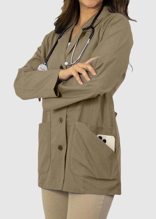 Panda Uniform Made in USA Women's 29 Inch Short Lab Coat