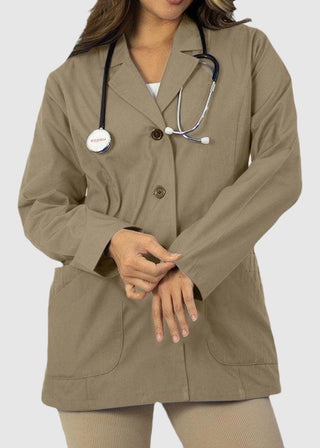 Panda Uniform Made in USA Women's 29 Inch Short Lab Coat