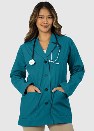 Panda Uniform Made in USA Women's 29 Inch Short Lab Coat