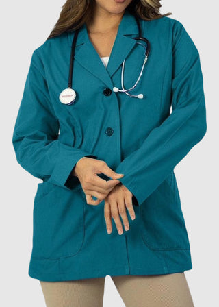 Panda Uniform Made in USA Women's 29 Inch Short Lab Coat