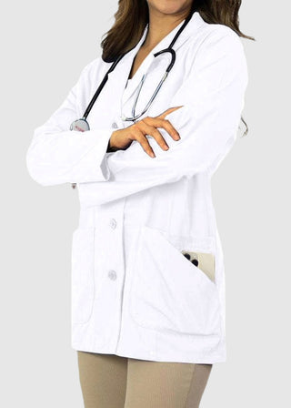 Panda Uniform Made in USA Women's 29 Inch Short Lab Coat