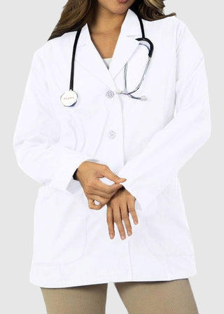 Panda Uniform Made in USA Women's 29 Inch Short Lab Coat