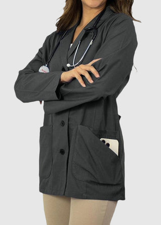 Panda Uniform Made in USA Women's 29 Inch Short Lab Coat