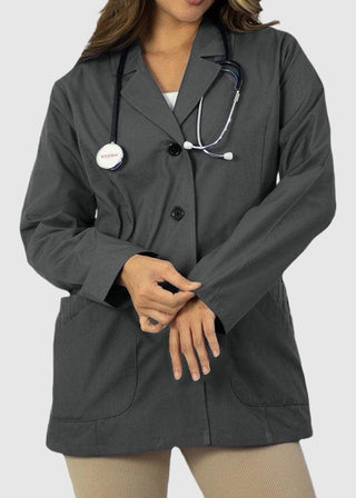 Panda Uniform Made in USA Women's 29 Inch Short Lab Coat