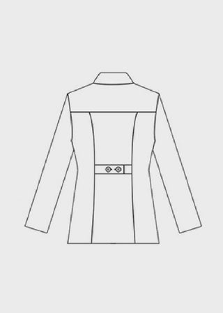 Panda Uniform Made in USA Women's 29 Inch Short Lab Coat