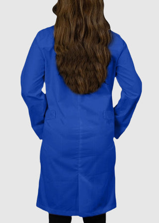 Panda Uniforms Made in USA Unisex 37 Inches No Pocket Zip Front Lab Coat