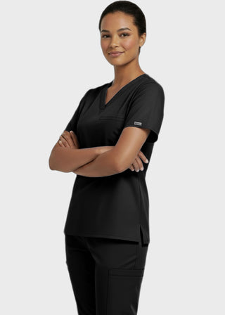 Panda Uniform Unisex V-neck Nursing Scrub Top