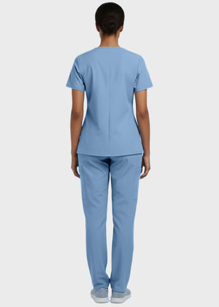 Panda Uniform Made in USA Unisex V-neck Tunic Nursing Scrub Top