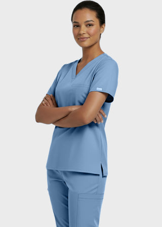 Panda Uniform Unisex V-neck Nursing Scrub Top