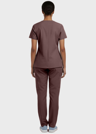 Panda Uniform Made in USA Unisex V-neck Tunic Nursing Scrub Top