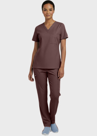 Panda Uniform Made in USA Unisex V-neck Tunic Nursing Scrub Top