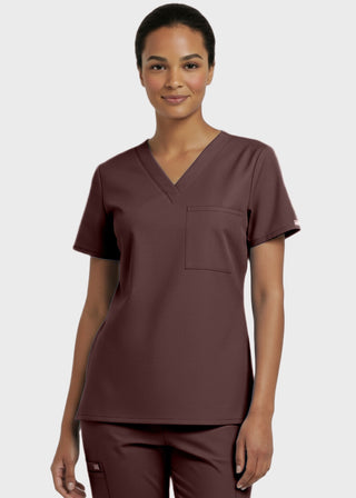 Panda Uniform Made in USA Unisex V-neck Tunic Nursing Scrub Top