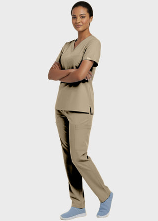 Panda Uniform Made in USA Unisex V-neck Tunic Nursing Scrub Top