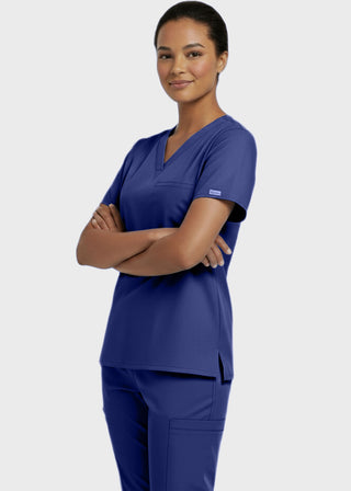 Panda Uniform Unisex V-neck Nursing Scrub Top
