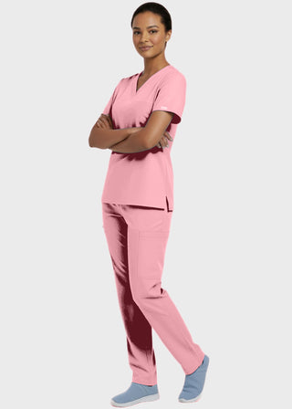 Panda Uniform Made in USA Unisex V-neck Tunic Nursing Scrub Top