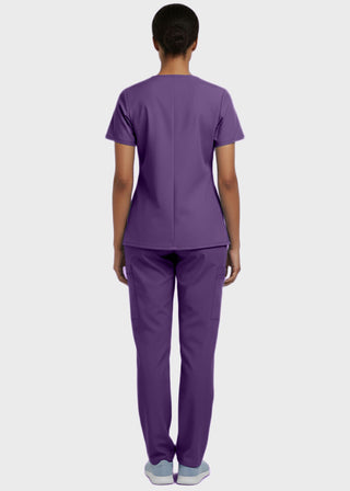 Panda Uniform Made in USA Unisex V-neck Tunic Nursing Scrub Top