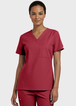 Panda Uniform Made in USA Unisex V-neck Tunic Nursing Scrub Top