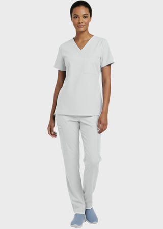 Panda Uniform Made in USA Unisex V-neck Tunic Nursing Scrub Top