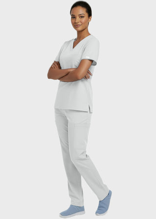 Panda Uniform Made in USA Unisex V-neck Tunic Nursing Scrub Top