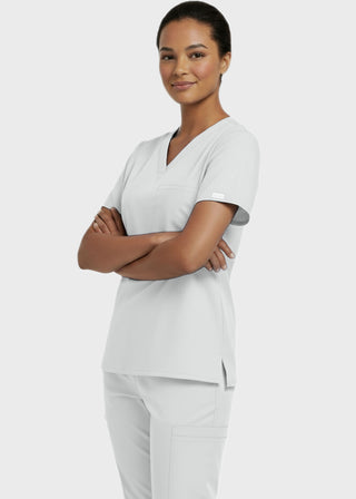 Panda Uniform Made in USA Unisex V-neck Tunic Nursing Scrub Top
