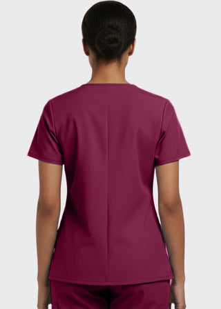 Panda Uniform Made in USA Unisex V-neck Tunic Nursing Scrub Top