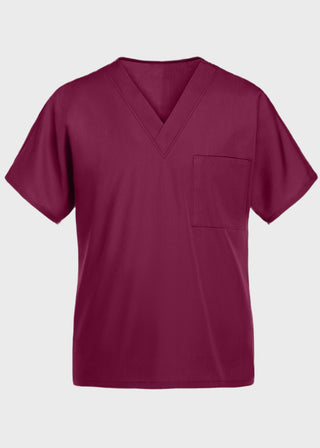 Panda Uniform Made in USA Unisex V-neck Tunic Nursing Scrub Top