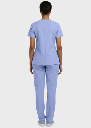 Panda Uniform Made in USA Unisex V-neck Tunic Nursing Scrub Top