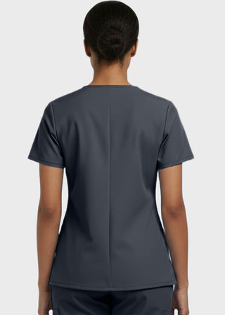 Panda Uniform Made in USA Unisex V-neck Tunic Nursing Scrub Top