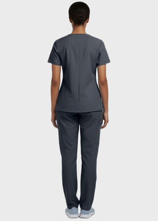 Panda Uniform Made in USA Unisex V-neck Tunic Nursing Scrub Top