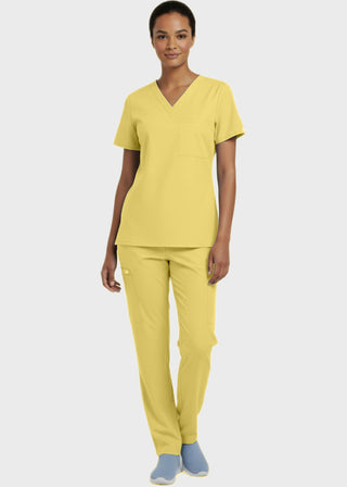 Panda Uniform Made in USA Unisex V-neck Tunic Nursing Scrub Top