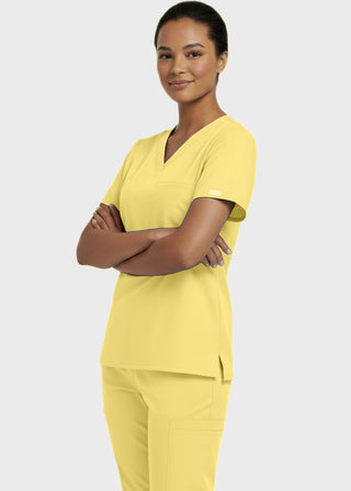 Panda Uniform Made in USA Unisex V-neck Tunic Nursing Scrub Top