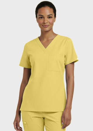 Panda Uniform Made in USA Unisex V-neck Tunic Nursing Scrub Top