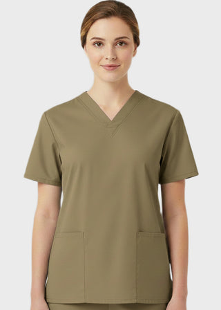 Panda Uniform Made in USA Women's Two Pocket Tunic Scrub Top