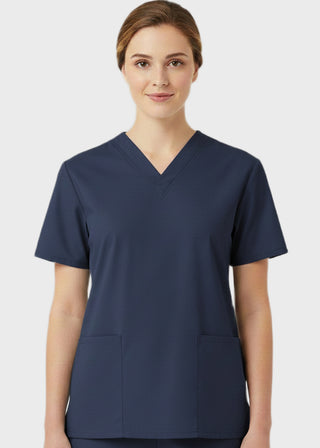 Panda Uniform Made in USA Women's Two Pocket Tunic Scrub Top