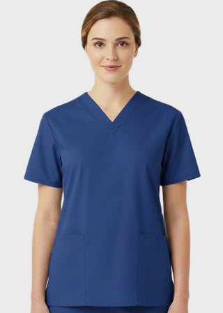Panda Uniform Made in USA Women's Two Pocket Tunic Scrub Top