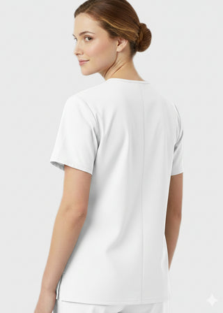 Panda Uniform Made in USA Women's Two Pocket Tunic Scrub Top