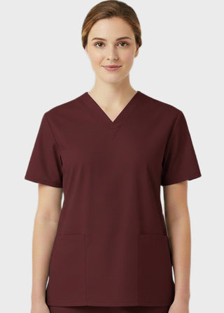 Panda Uniform Made in USA Women's Two Pocket Tunic Scrub Top