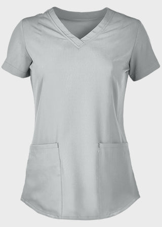 Panda Uniform Women's V-Neck Tunic Scrub Top