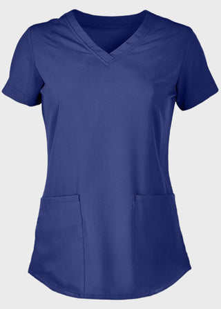 Panda Uniform Women's V-Neck Tunic Scrub Top