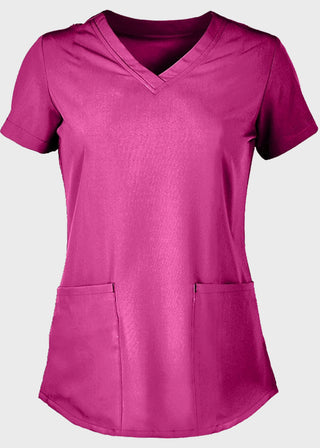 Panda Uniform Women's V-Neck Tunic Scrub Top