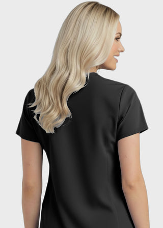 Panda Uniform Women's Two Pocket Mock Wrap Scrub Top