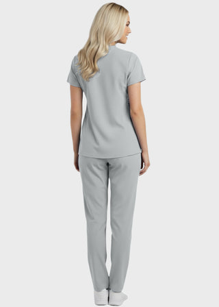 Panda Uniform Women's Two Pocket Mock Wrap Scrub Top