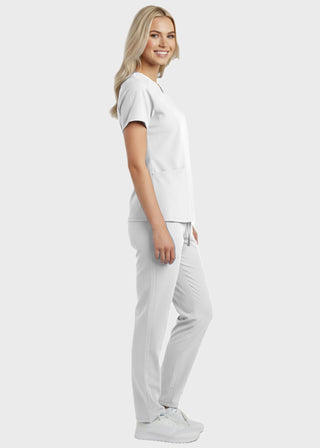 Panda Uniform Women's Two Pocket Mock Wrap Scrub Top