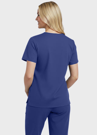 Panda Uniform Women's Two Pocket V-Neck Basic Nurse Scrub Top