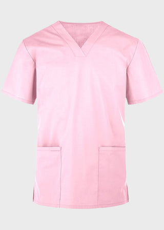 Panda Uniform Made in USA Women's Two Pocket V-Neck Basic Nurse Scrub Top