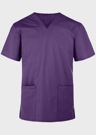 Panda Uniform Women's Two Pocket V-Neck Basic Nurse Scrub Top
