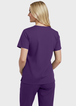 Panda Uniform Women's Two Pocket V-Neck Basic Nurse Scrub Top