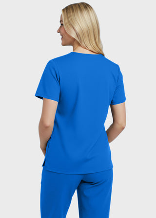 Panda Uniform Women's Two Pocket V-Neck Basic Nurse Scrub Top