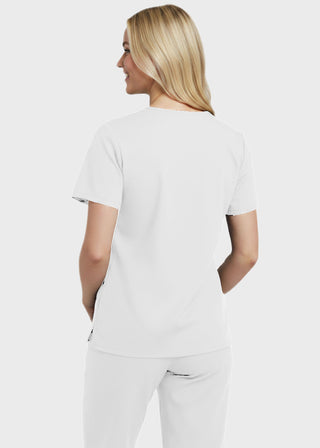 Panda Uniform Women's Two Pocket V-Neck Basic Nurse Scrub Top